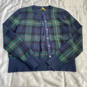 Polo Ralph Lauren Plaid Cardigan Sweater M